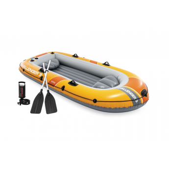 Надувная лодка INTEX"CHALLENGER 3" 66313 295х137х43см, вёсла 122см, насос 68614, до 320кг, уп.2 Надувная лодка INTEX"CHALLENGER 3" 66313 295х137х43см, вёсла 122см, насос 68614, до 320кг, уп.2