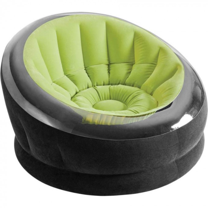 Надувное кресло INTEX EMPIRE 112х109х69см зеленое 68581